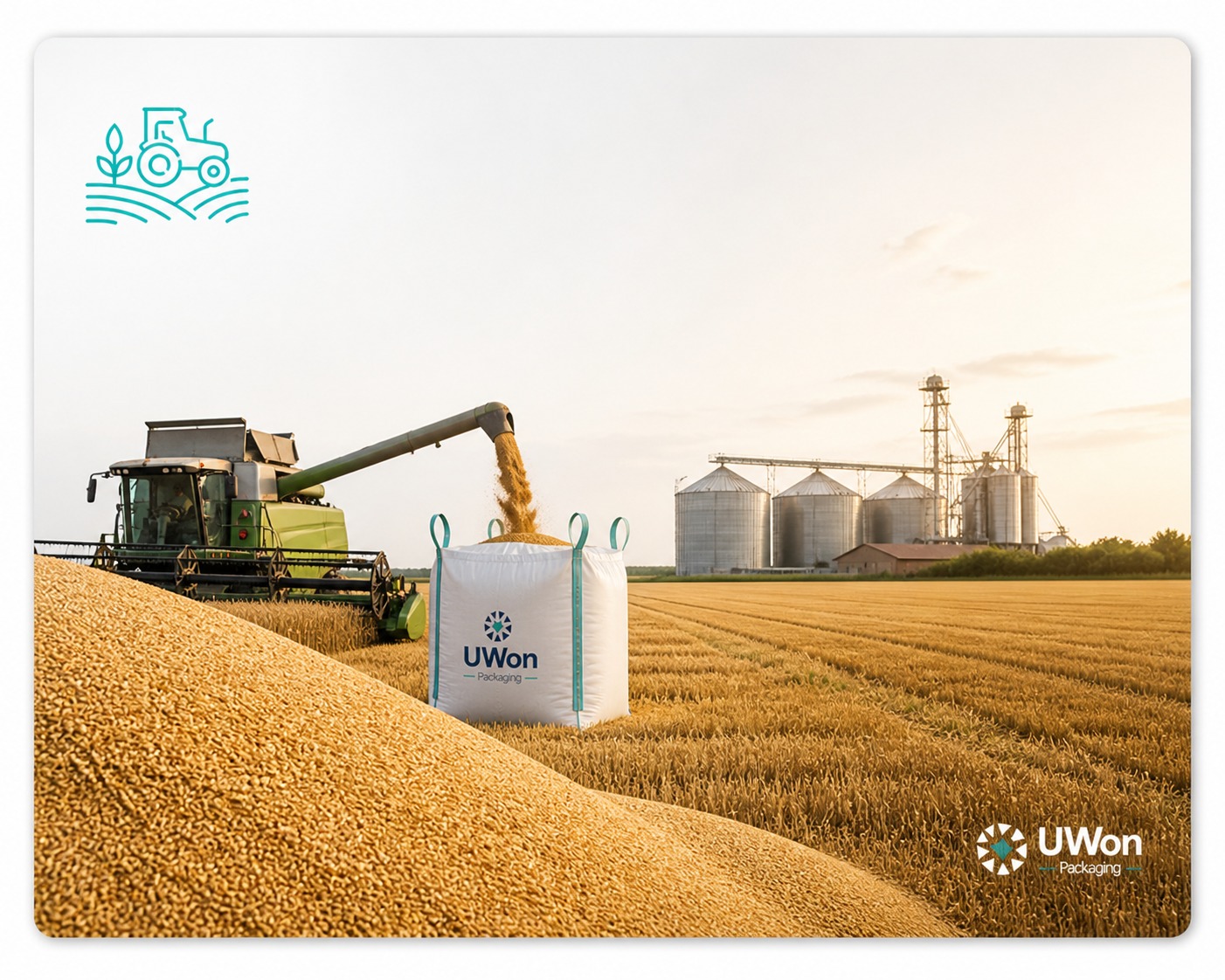 FIBC bags for agriculture, grains, seeds and fertilizers by UWon Packaging