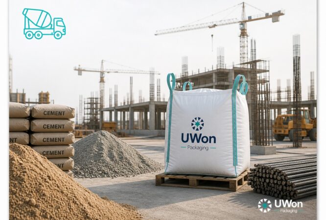 Industrial FIBC bulk bags for cement and construction powder packaging
