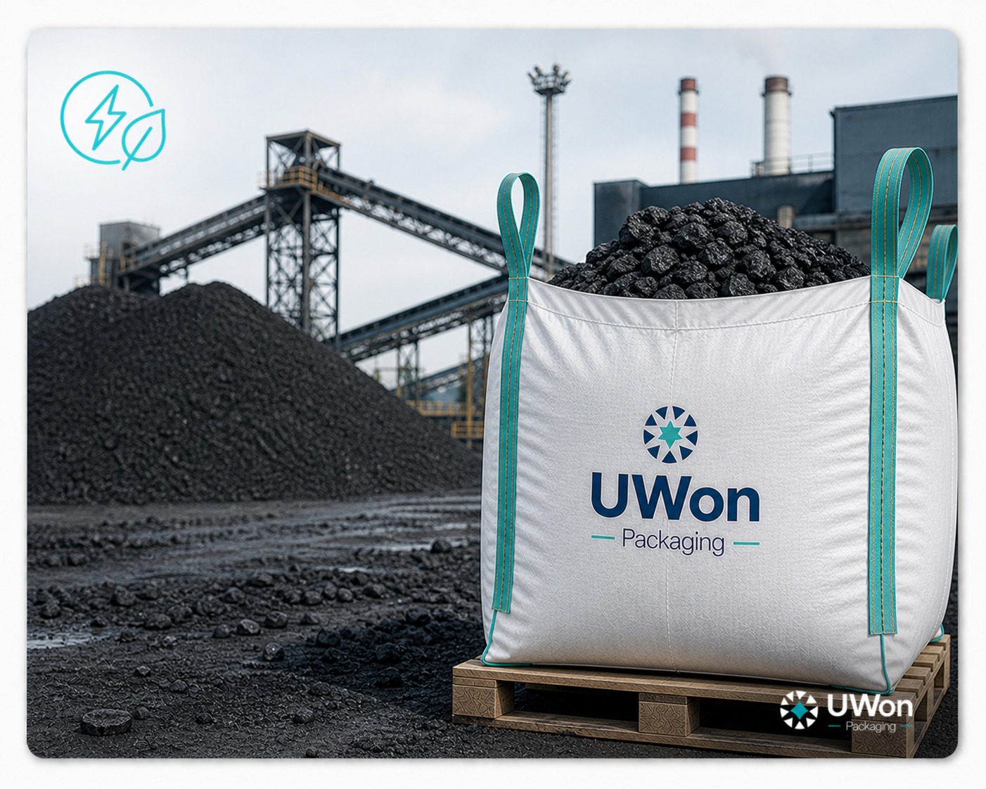 FIBC bulk bags for biomass coal and energy industry bulk materials