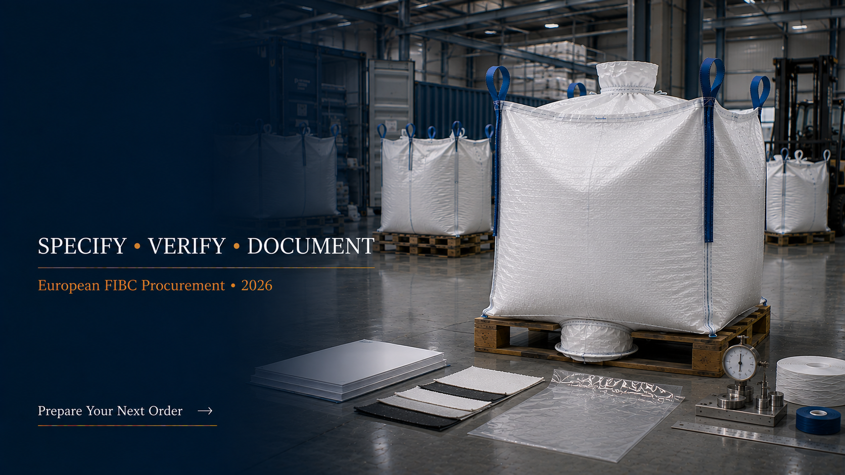 European FIBC procurement and packaging compliance documentation
