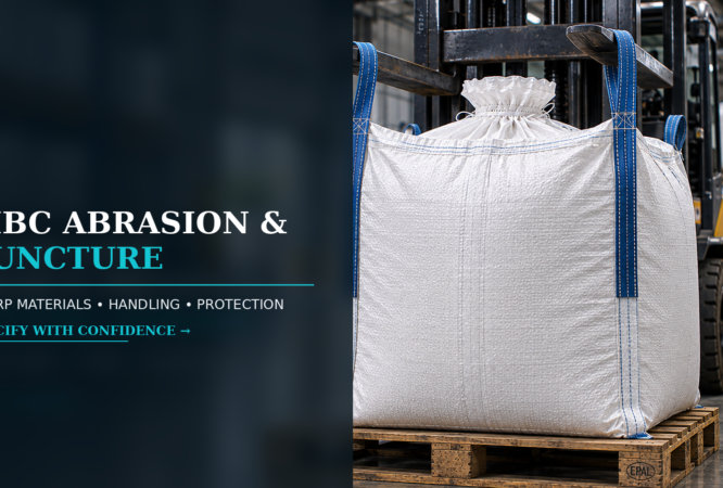 FIBC abrasion and puncture resistance for sharp bulk materials and industrial handling