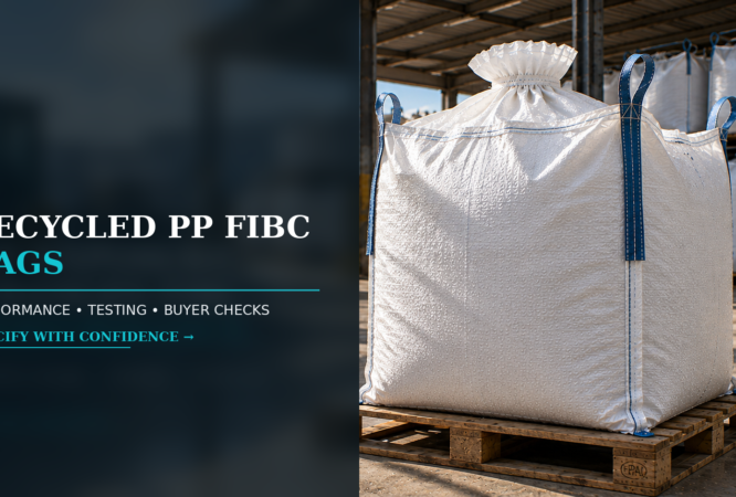 Recycled polypropylene FIBC bags with performance testing and buyer checks