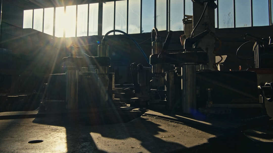 Industrial storage area with sunlight illustrating UV exposure for FIBC bags